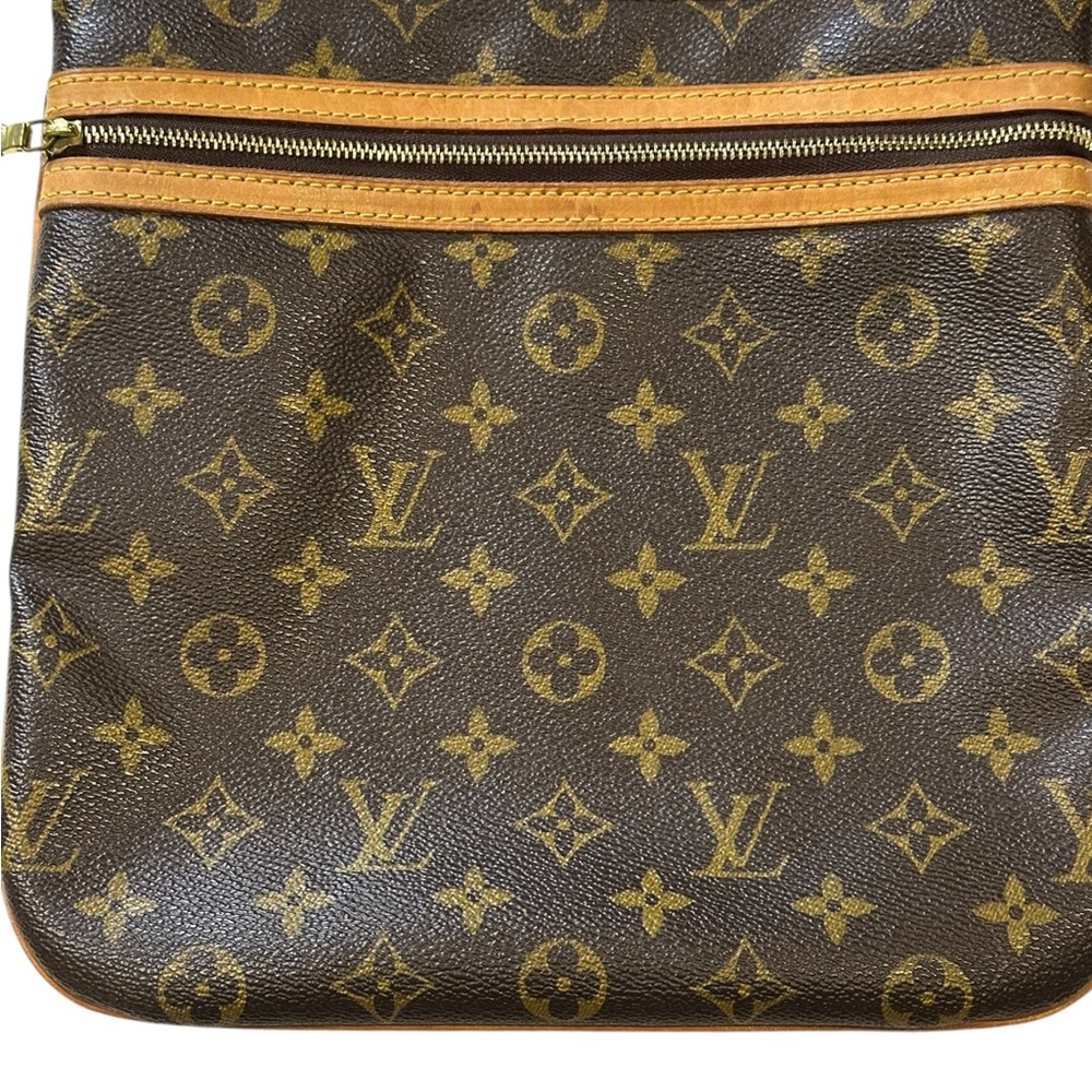 Louis Vuitton Monogram Brown and Tan Crossbody Bag